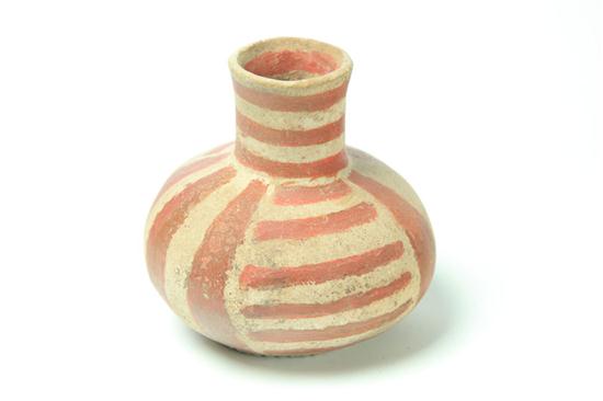 PREHISTORIC POTTERY JAR. 
