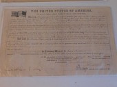 PRES. JAMES BUCHANAN SIGNED LA