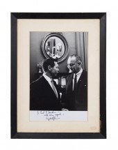 PRES. JOHNSON SIGNED PHOTOGRAP