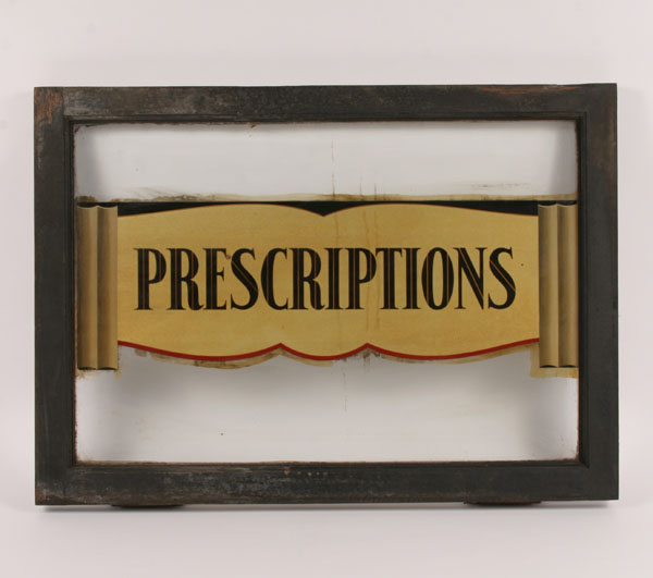 Prescription RX trade sign