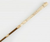 PRESENTATION BUGGY WHIP 19TH C