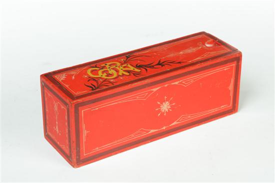 PRESENTATION CANDLE BOX.  American