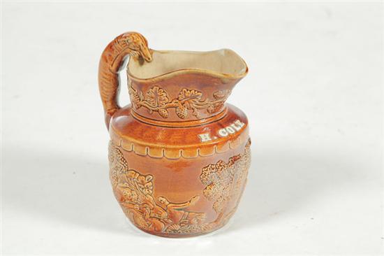 PRESENTATION ROCKINGHAM PITCHER. 