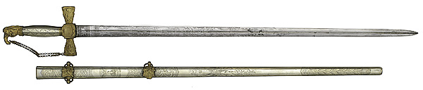 Presentation Sword to Capt. James