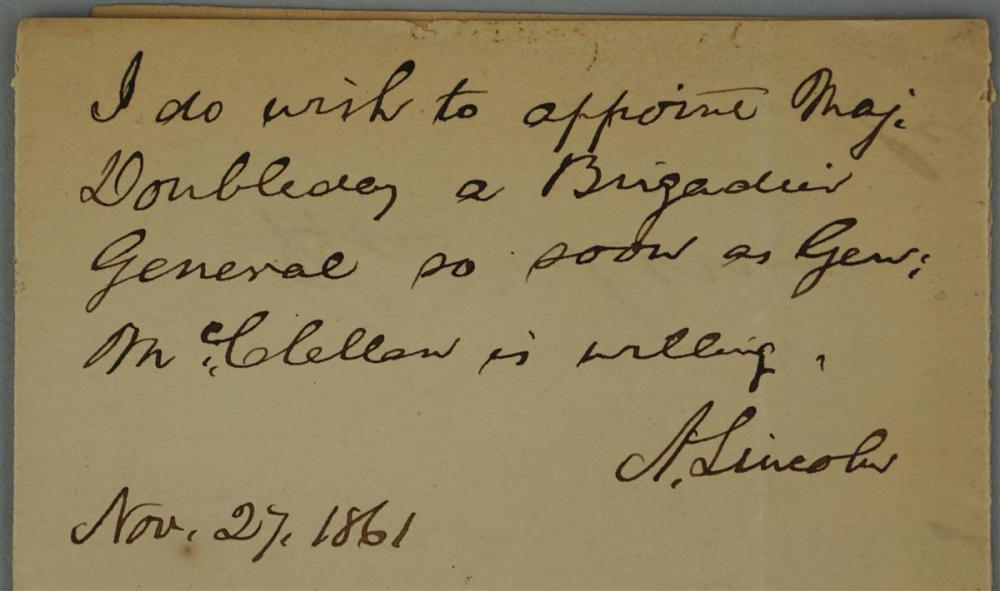 PRESIDENT ABRAHAM LINCOLN