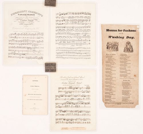 PRESIDENT ANDREW JACKSON SHEET