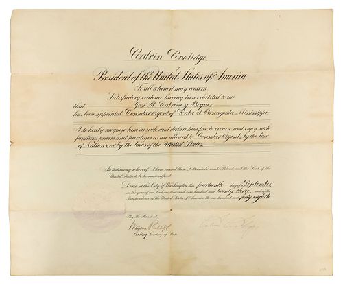 PRESIDENT CALVIN COOLIDGE