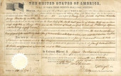PRESIDENT JAMES BUCHANAN SIGNE