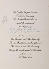 PRESIDENT JOHN F. KENNEDY ASSA
