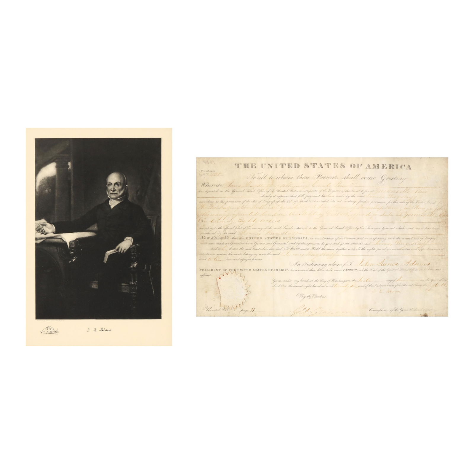 PRESIDENT JOHN QUINCY ADAMS