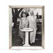 PRESIDENT & MRS. EISENHOWER AN