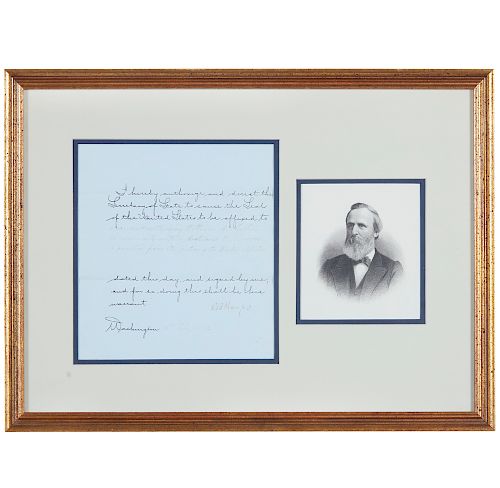 PRESIDENT RUTHERFORD B. HAYES
