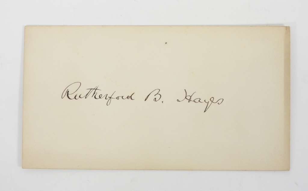 PRESIDENT RUTHERFORD B. HAYES