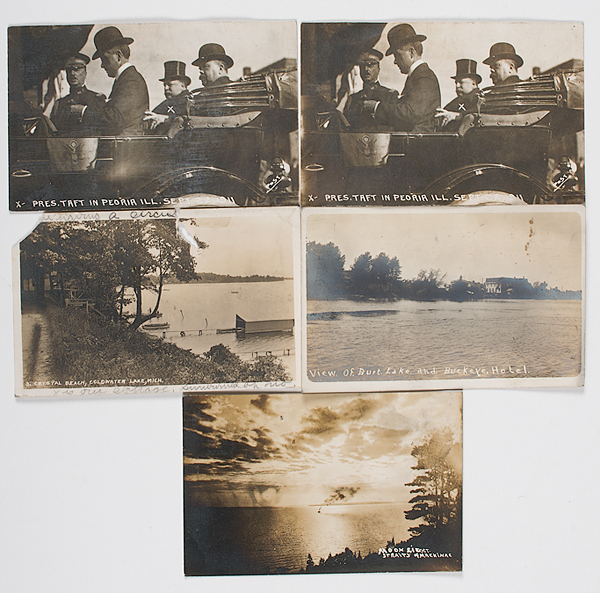 President Taft Real Photo Postcards
