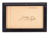 PRESIDENT WILLIAN H TAFT AUTOG