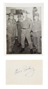 PRESLEY ELVIS Clipped signatur