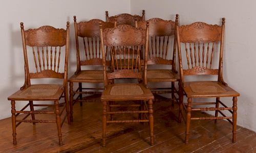 PRESS BACK DINING ROOM CHAIRS,
