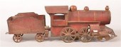 PRESS STEEL LOCOMOTIVE AND TEN
