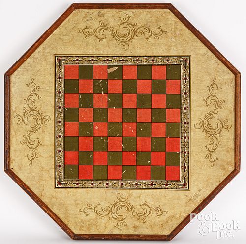 PRESSBOARD GAMEBOARD, EARLY 20TH