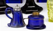 Pressed and blown cobalt spark
