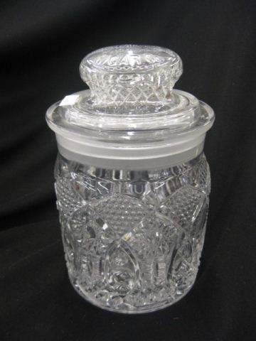 Pressed Glass Cigar Humidor
