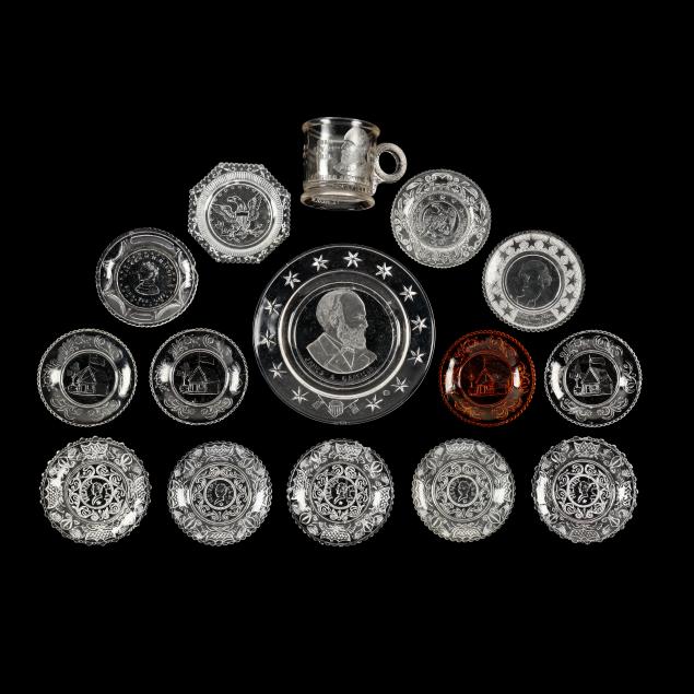 PRESSED GLASS COLLECTION ASSOCIATED