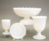 PRESSED GLASS TABLE ARTICLES,