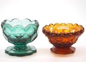 PRESSED & LACY GLASS SALT DISH