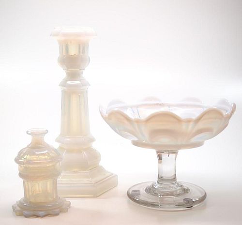 PRESSED OPALESCENT TABLE