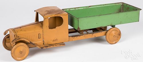 PRESSED STEEL DUMP TRUCK,