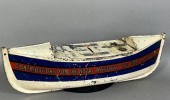 PRESSED TIN LIFE BOAT BANK CA.