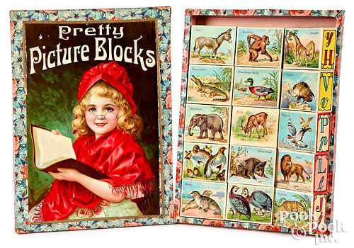 PRETTY PICTURE BLOCKS SET, CA.