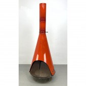 Preway Orange enamel wood burn