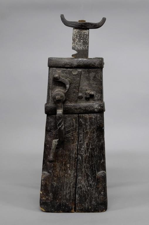 Primative wood/iron Conestoga wagon