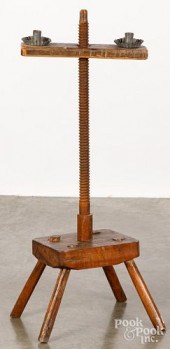 PRIMITIVE ADJUSTABLE CANDLE ST