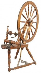 PRIMITIVE AMERICAN OAK SPINNIN