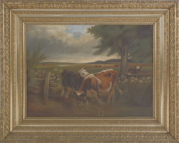 Primitive American oil on canvas