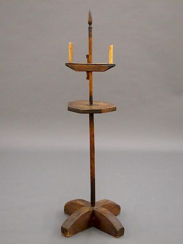 PRIMITIVE CANDLESTANDA 19th century