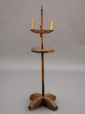 PRIMITIVE CANDLESTANDA 19th ce