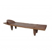 PRIMITIVE CARVED WOOD LOUNGEwi