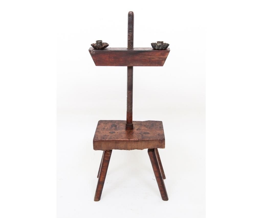 Primitive country walnut adjustable