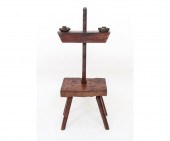 Primitive country walnut adjus