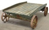 PRIMITIVE FARM TOMATO WAGON /