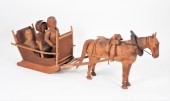 PRIMITIVE FOLK ART CARVED WOOD