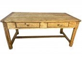 PRIMITIVE FRENCH FARM TABLE Pr