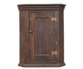 PRIMITIVE HANGING CORNER CUPBO