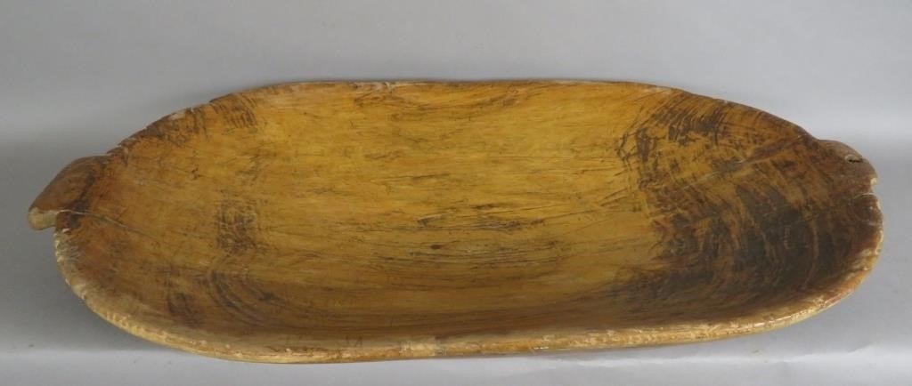 PRIMITIVE HEWN TRENCHERca. 18th
