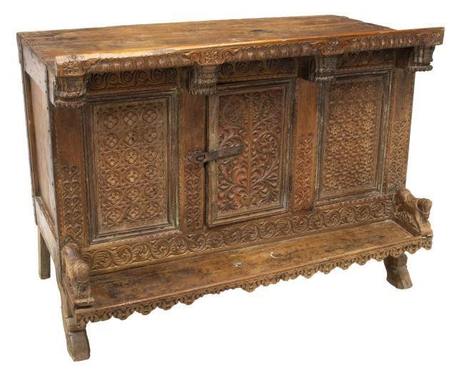PRIMITIVE INDIA CABINET, FOLIATE