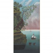 PRIMITIVE NAIVE SAILBOAT SEASC