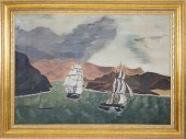 PRIMITIVE OIL ON CANVAS "MERCH